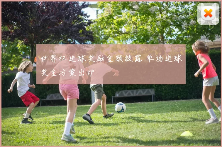 世界杯进球奖励金额披露 单场进球奖金方案出炉