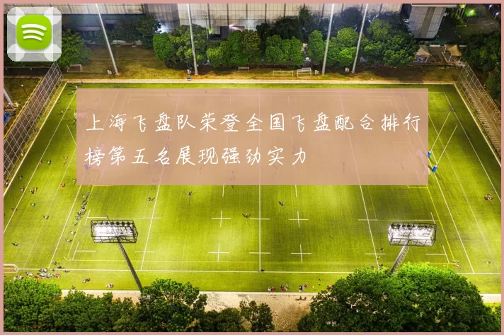 上海飞盘队荣登全国飞盘配合排行榜第五名展现强劲实力